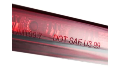 Spec-D LED 3rd Brake Light (Chrome Housing/Red Lens) Ford Mustang 1999-2004                                     - LT-MST99RBRLED-RS - Image 7