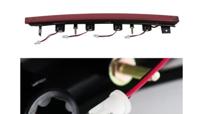 Spec-D LED 3rd Brake Light (Chrome Housing/Red Lens) Ford Mustang 1999-2004                                     - LT-MST99RBRLED-RS - Image 8