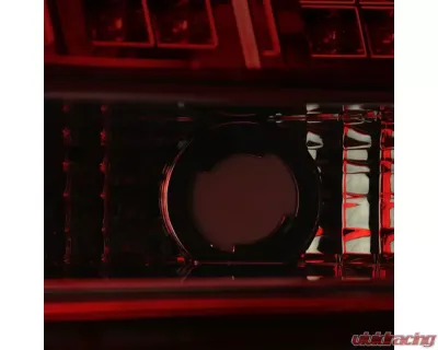 Spec-D Sequential LED Taillights - RS (Chrome Housing/Red Smoke Lens) Ford Mustang 1999-2004 - LT-MST99RGLED-SQ-RS