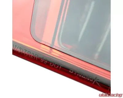 Spec-D Sequential LED Taillights - RS (Chrome Housing/Red Smoke Lens) Ford Mustang 1999-2004 - LT-MST99RGLED-SQ-RS