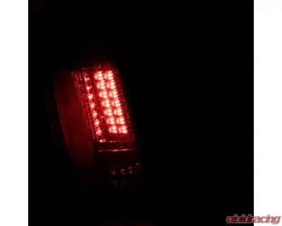 Spec-D Sequential LED Taillights - RS (Chrome Housing/Red Lens) Ford Mustang 1999-2004 - LT-MST99RLED-SQ-RS