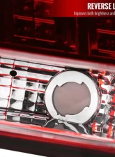 Spec-D Sequential LED Taillights - RS (Chrome Housing/Red Lens) Ford Mustang 1999-2004                                     - LT-MST99RLED-SQ-RS - Image 4