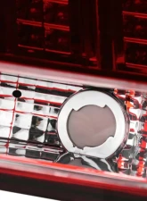 Spec-D Sequential LED Taillights - RS (Chrome Housing/Red Lens) Ford Mustang 1999-2004                                     - LT-MST99RLED-SQ-RS - Image 6