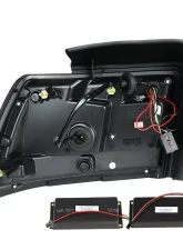 Spec-D Sequential LED Taillights (Chrome Housing/Red Lens) Ford Mustang 1999-2004                                     - LT-MST99RLED-SQ-TM - Image 10