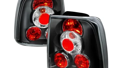 Spec-D Taillights (Matte Black Housing/Clear Lens) Volkswagen Passat 1998-2001                                     - LT-PAS974JM-TM - Image 10