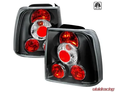 Spec-D Taillights (Matte Black Housing/Clear Lens) Volkswagen Passat 1998-2001 - LT-PAS974JM-TM