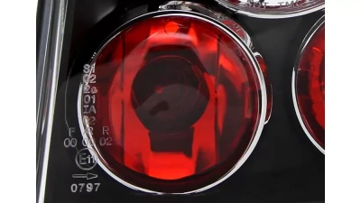 Spec-D Taillights (Matte Black Housing/Clear Lens) Volkswagen Passat 1998-2001                                     - LT-PAS974JM-TM - Image 4