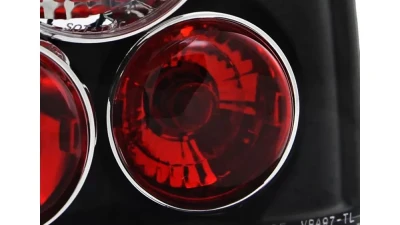 Spec-D Taillights (Matte Black Housing/Clear Lens) Volkswagen Passat 1998-2001                                     - LT-PAS974JM-TM - Image 5