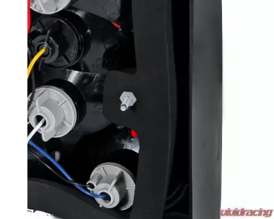 Spec-D Taillights (Matte Black Housing/Clear Lens) Volkswagen Passat 1998-2001 - LT-PAS974JM-TM