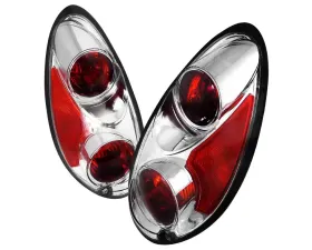 Spec-D Taillights (Chrome Housing/Clear Lens) Chrysler PT Cruiser 2001-2005