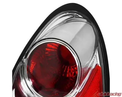Spec-D Taillights (Chrome Housing/Clear Lens) Chrysler PT Cruiser 2001-2005 - LT-PTC01-APC