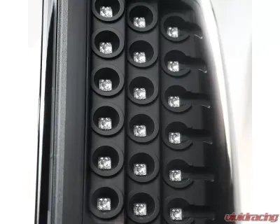 Spec-D V2 LED Taillights (Matte Black Housing/Clear Lens) Dodge Ram 2002-2006 - LT-RAM02JMLED-V2-TM