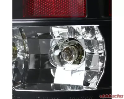 Spec-D V2 LED Taillights (Matte Black Housing/Clear Lens) Dodge Ram 2002-2006 - LT-RAM02JMLED-V2-TM