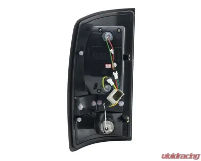 Spec-D V2 LED Taillights (Matte Black Housing/Clear Lens) Dodge Ram 2002-2006 - LT-RAM02JMLED-V2-TM
