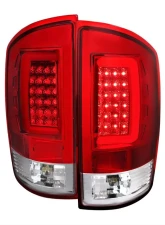 Spec-D LED Taillights (Chrome Housing/Red Lens) Dodge Ram 2002-2006                                     - LT-RAM02RLED-G2-TM - Image 10