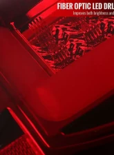 Spec-D LED Taillights (Chrome Housing/Red Lens) Dodge Ram 2002-2006                                     - LT-RAM02RLED-G2-TM - Image 4