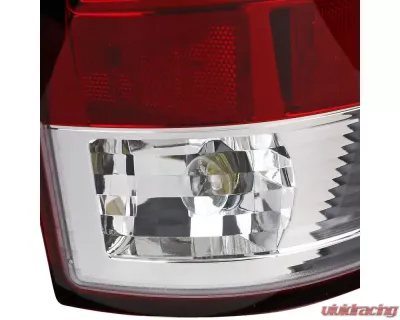 Spec-D LED Taillights (Chrome Housing/Red Lens) Dodge Ram 2002-2006 - LT-RAM02RLED-G2-TM