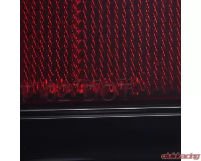 Spec-D LED Taillights (Glossy Black housing/Smoked Lens) Dodge Ram 2007-2009 - LT-RAM07BBLED-TM