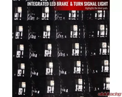 Spec-D White Bar LED Taillights (Glossy Black Housing/Clear Lens) Dodge Ram 2009-2022 - LT-RAM09BKLED-G2-TM