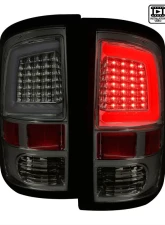 Spec-D White Bar LED Taillights (Chrome Housing/Smoked Lens) Dodge Ram 2009-2022                                     - LT-RAM09GLED-G2-TM - Image 10