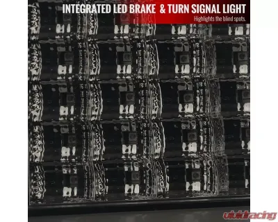 Spec-D White Bar LED Taillights (Chrome Housing/Smoked Lens) Dodge Ram 2009-2022 - LT-RAM09GLED-G2-TM