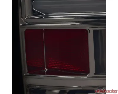 Spec-D White Bar LED Taillights (Chrome Housing/Smoked Lens) Dodge Ram 2009-2022 - LT-RAM09GLED-G2-TM