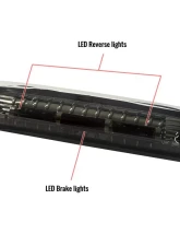 Spec-D SMD LED 3rd Brake Light (Chrome Housing/Smoke Lens) Dodge RAM 2009-2013                                     - LT-RAM09RBGLED-RS - Image 10