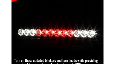 Spec-D LED 3rd Brake Light (Chrome Housing/Clear Lens) Dodge Ram 1994-2002                                     - LT-RAM94RBCLED-RS - Image 2