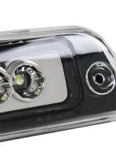 Spec-D LED 3rd Brake Light (Chrome Housing/Clear Lens) Dodge RAM 1994-2002                                     - LT-RAM94RBCLED-RS - Image 5