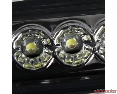 Spec-D LED 3rd Brake Light (Chrome Housing/Clear Lens) Dodge RAM 1994-2002 - LT-RAM94RBCLED-RS