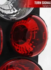 Spec-D Taillights (Matte Black Housing/Clear Lens) Ford Ranger 2001-2005                                     - LT-RAN01JM-TM - Image 3