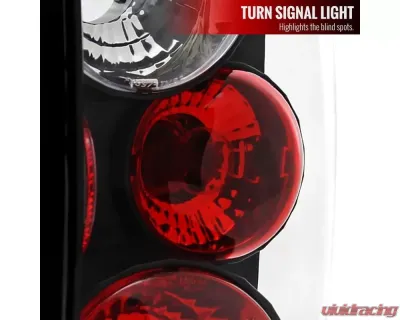 Spec-D Taillights (Matte Black Housing/Clear Lens) Ford Ranger 2001-2005 - LT-RAN01JM-TM