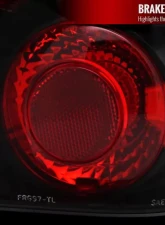 Spec-D Taillights (Matte Black Housing/Clear Lens) Ford Ranger 2001-2005                                     - LT-RAN01JM-TM - Image 4