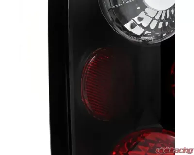 Spec-D Taillights (Matte Black Housing/Clear Lens) Ford Ranger 2001-2005 - LT-RAN01JM-TM