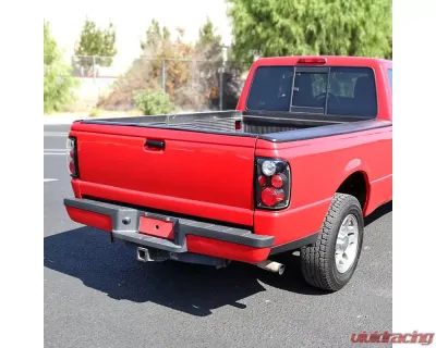 Spec-D Taillights (Matte Black Housing/Clear Lens) Ford Ranger 2001-2005 - LT-RAN01JM-TM