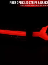 Spec-D White LED Bar Sequential Signal Taillights (Matte Black Housing/Clear Lens) Toyota RAV4 2019-2024                                     - LT-RAV419JMLED-SQ-TM - Image 4