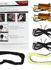 Spec-D White LED Bar Sequential Signal Taillights (Matte Black Housing/Clear Lens) Toyota RAV4 2019-2024                                     - LT-RAV419JMLED-SQ-TM - Image 8