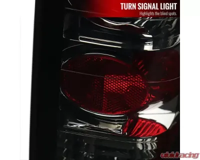 Spec-D Taillights (Chrome Housing/Smoked Lens) Chevrolet S10 | GMC S15 | Sonoma 1982-1994 - LT-S1082G-APC