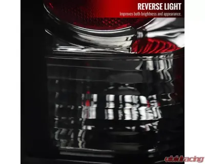 Spec-D Taillights (Chrome Housing/Smoked Lens) Chevrolet S10 | GMC S15 | Sonoma 1982-1994 - LT-S1082G-APC