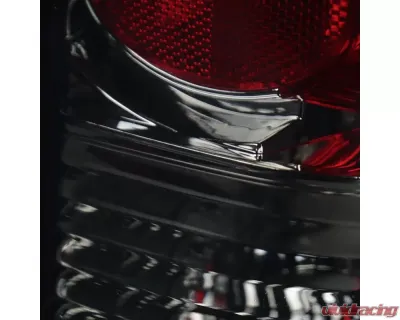 Spec-D Taillights (Chrome Housing/Smoked Lens) Chevrolet S10 | GMC S15 | Sonoma 1982-1994 - LT-S1082G-APC