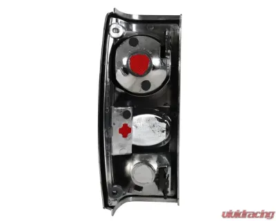 Spec-D Taillights (Chrome Housing/Smoked Lens) Chevrolet S10 | GMC S15 | Sonoma 1982-1994 - LT-S1082G-APC