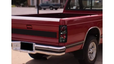 Spec-D Taillights (Chrome Housing/Smoked Lens) Chevrolet S10 | GMC S15 | Sonoma 1982-1994                                     - LT-S1082G-APC - Image 10