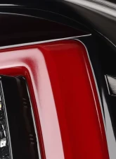 Spec-D C-Bar LED Taillights (Jet Black Housing/Clear Lens) GMC Sierra 2007-2014                                     - LT-SIE07BKLED-G2-TM - Image 4