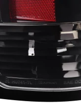 Spec-D C-Bar LED Taillights (Jet Black Housing/Clear Lens) GMC Sierra 2007-2014                                     - LT-SIE07BKLED-G2-TM - Image 5