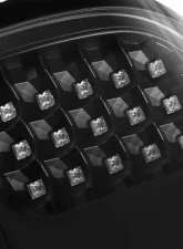 Spec-D V2 LED Taillights (Matte Black Housing/Clear Lens) GMC Sierra 2007-2014                                     - LT-SIE07JMLED-V2-TM - Image 3