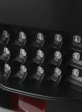 Spec-D V2 LED Taillights (Matte Black Housing/Clear Lens) GMC Sierra 2007-2014                                     - LT-SIE07JMLED-V2-TM - Image 4