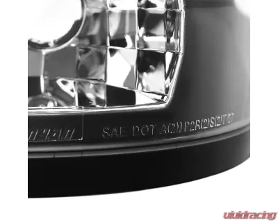 Spec-D V2 LED Taillights (Matte Black Housing/Clear Lens) GMC Sierra 2007-2014 - LT-SIE07JMLED-V2-TM