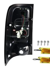 Spec-D V2 LED Taillights (Matte Black Housing/Clear Lens) GMC Sierra 2007-2014                                     - LT-SIE07JMLED-V2-TM - Image 9