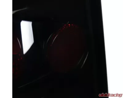 Spec-D Taillights (Glossy Black Housing/Smoked Lens) Chevrolet Silverado 2003-2007 - LT-SIV03BB-TM