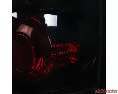 Spec-D Taillights (Glossy Black Housing/Smoked Lens) Chevrolet Silverado 2003-2007 - LT-SIV03BB-TM